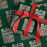 Never Forget Greenwood Black Wall Street Wrapping Paper Roll Black History Month