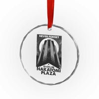 Never Forget Nakatomi Plaza 1988 Crystal Glass Ornament TS09
