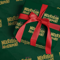 New Achievement Wrapping Paper Roll Funny Sci-Fi Book Lover