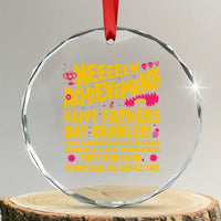 New Achievement Happy Fathers Day Crawler Crystal Glass Ornament Funny Gamer Dad LitRPG Gaming Milestone