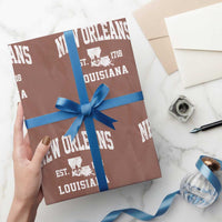 New Orleans Louisiana LA Est 1718 Wrapping Paper Roll