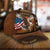 Premium Leather American Eagle Patriotic 3D Hat Personalized