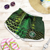 Nigeria Football Shorts for Women The Naija-Tribal Sporty Style - Wonder Print Shop