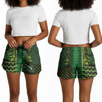 Nigeria Football Shorts for Women The Naija-Tribal Sporty Style - Wonder Print Shop