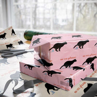 No Ice Please Wrapping Paper Roll Funny Cat Abolish ICE Meme