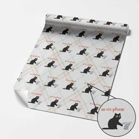 No Ice Please Wrapping Paper Roll Funny Cat Abolish ICE Meme Protest