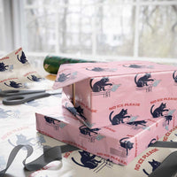 No Ice Please Wrapping Paper Roll Funny Cat Anti ICE Meme