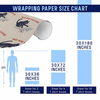No Ice Please Wrapping Paper Roll Funny Cat Anti ICE Meme