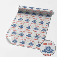 No Ice Please Wrapping Paper Roll Funny Ice Cube Anti ICE Deportation Human Rights