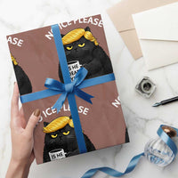 No ICE Protest Wrapping Paper Roll Is He Dead Yet Black Cat Meme