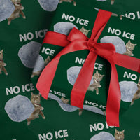 No Ice Wrapping Paper Roll Funny Cat Meme Subtle FDT Political Satire