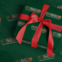 No Irish Need Apply Remember Our Roots Wrapping Paper Roll Celtic Pride History