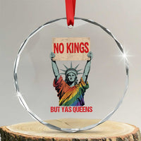 No Kings But Yas Queens Crystal Glass Ornament Statue Of Liberty LGBTQ Pride Ally Pride