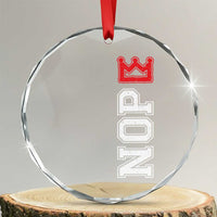 No Kings Crystal Glass Ornament In America Protest - Wonder Print Shop