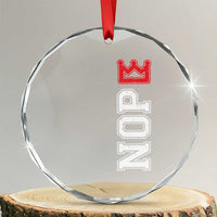 No Kings Crystal Glass Ornament In America Protest TS10