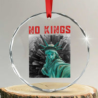 No Kings Crystal Glass Ornament Statue of Liberty Selfie Freedom TS14