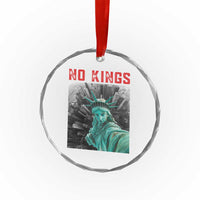 No Kings Crystal Glass Ornament Statue of Liberty Selfie Freedom TS14