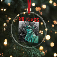 No Kings Crystal Glass Ornament Statue of Liberty Selfie Freedom - Wonder Print Shop