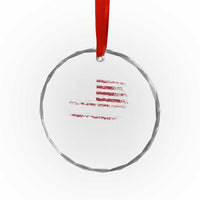 No Kings in America Crystal Glass Ornament 86 47 US Flag Impeach 47 TS10