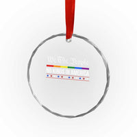 No Kings In America Crystal Glass Ornament We The People TS02