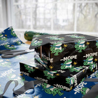 No Kings in America Portland Frog Wrapping Paper Roll Funny Political Meme - Wonder Print Shop