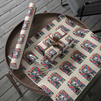 No Kings in America Since 1776 Wrapping Paper Roll Founding Fathers George Washington Patriotic - Wonder Print Shop