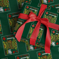 No Kings in America Wrapping Paper Roll Resist Protest Playing Card - Wonder Print Shop