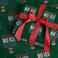 No Kings No Ice No Wars 8647 Wrapping Paper Roll Rejecting Kings Anti Authoritarian
