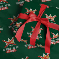 No Kings Protest Wrapping Paper Roll No Kings No Ice No Wars Anti Monarchy Statement
