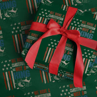 No Kings Protest Wrapping Paper Roll We Have A Constitution Not A King American Flag - Wonder Print Shop
