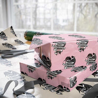 No More Minnesota Nice Loon Resistance Wrapping Paper Roll Ice Out Rebellion