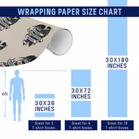 No More Minnesota Nice Loon Resistance Wrapping Paper Roll Ice Out Rebellion