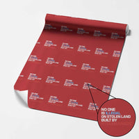 No One Is Illegal On Stolen Land Wrapping Paper Roll Built by Stolen Hands