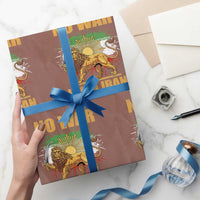 No War With Iran Wrapping Paper Roll Iran Flag Lion And Sun Persian Pride