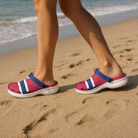 Norway Clogs Shoes Flag Color Inspiration - Wonder Print Shop