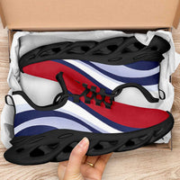 Norway Football Clunky Sneakers Flag-Inspired Curve Style