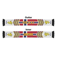 Norway Football Nations 2026 Soccer Scarf Sporty Pattern