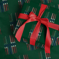 Norwegian Roots Half American Flag USA Norway Pride Wrapping Paper Roll