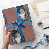 Not Now Kitten Daddy Increasing Shareholder Value Wrapping Paper Roll Funny Werewolf Meme Sarcastic
