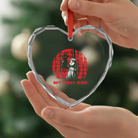 Not Today Jesus Heart Crystal Glass Ornament Gothic Dark Art Pastel Goth Creepy Graphic