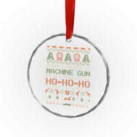 Now I Have A Machine Gun Crystal Glass Ornament Christmas 90s Movie Ugly Xmas - Wonder Print Shop