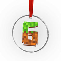 Number 6 Crystal Glass Ornament Game Matching 67 Meme Costume 6th Birthday 6 Years TS10