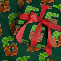 Number 6 Wrapping Paper Roll Game Matching 67 Meme Costume 6th Birthday 6 Years - Wonder Print Shop