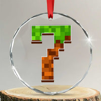 Number 7 Crystal Glass Ornament Game Matching 67 Meme Costume 7th Birthday 7 Years TS10