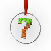 Number 7 Crystal Glass Ornament Game Matching 67 Meme Costume 7th Birthday 7 Years TS10