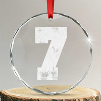 Number 7 Crystal Glass Ornament Matching 67 Meme 7th Birthday 7 Years TS10