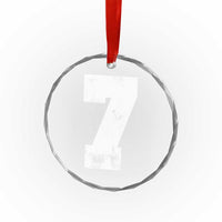 Number 7 Crystal Glass Ornament Matching 67 Meme 7th Birthday 7 Years - Wonder Print Shop