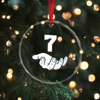 Number 7 Crystal Glass Ornament Matching 67 Meme Costume 7th Birthday 7 Years - Wonder Print Shop