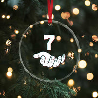 Number 7 Crystal Glass Ornament Matching 67 Meme Costume 7th Birthday 7 Years TS10