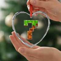 Number 7 Heart Crystal Glass Ornament Game Matching 67 Meme Costume 7th Birthday 7 Years - Wonder Print Shop